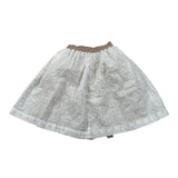 Zhoe & Tobiah Gonna Tinta Unita con Elastico In Vita per Bambina LYB3FJ PANNA ZHOE & TOBIAH 