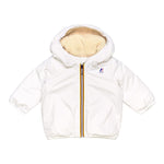 K-WAY giubbino tinta unita con cappuccio Bianco per Bambino K61157WJ BIANCO K-WAY 
