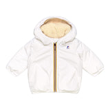 K-WAY giubbino tinta unita con cappuccio Bianco per Bambino K61157WJ BIANCO K-WAY 