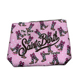 Saint Barth Pochette Tinta Unita con Stampa per Bambina 00275L ROSA SAINT BARTH 