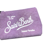 Saint Barth Pochette Tinta Unita con Stampa per Bambina ALI0003 LILLA SAINT BARTH 