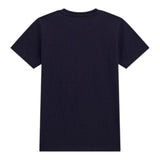 Guess T-Shirt Girocollo Tinta Unita con Stampa per Bambino L5RI17K8HM4 BLU GUESS 