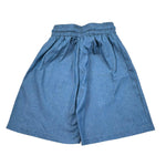 Duepuntozero Bermuda Tinta Unita con Elastico In Vita per Bambino BMBD3 BLU DUEPUNTOZERO 