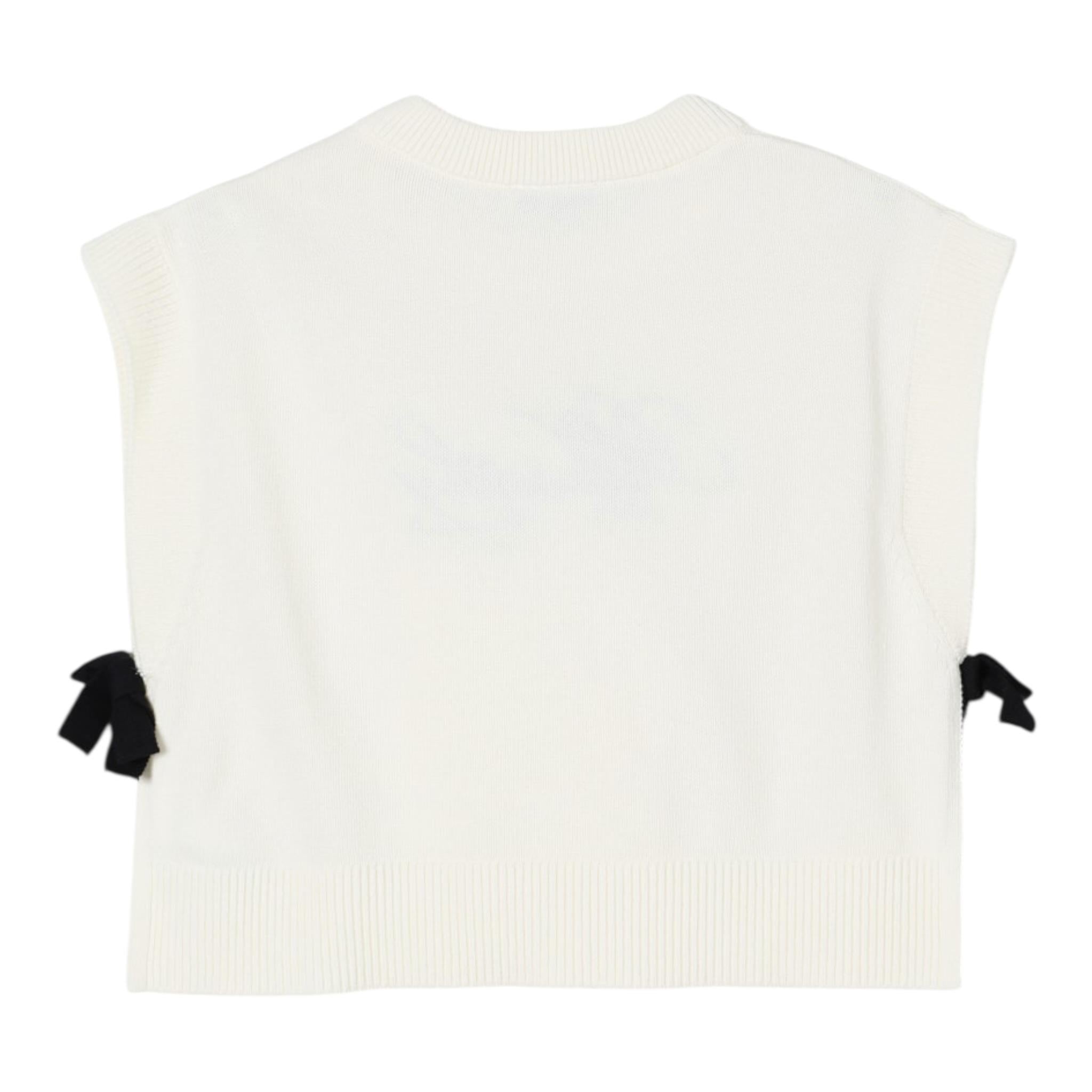 Philosophy Maglia Girocollo Tinta Unita con Logo per Bambina I9E308XX BIANCO PHILOSOPHY 