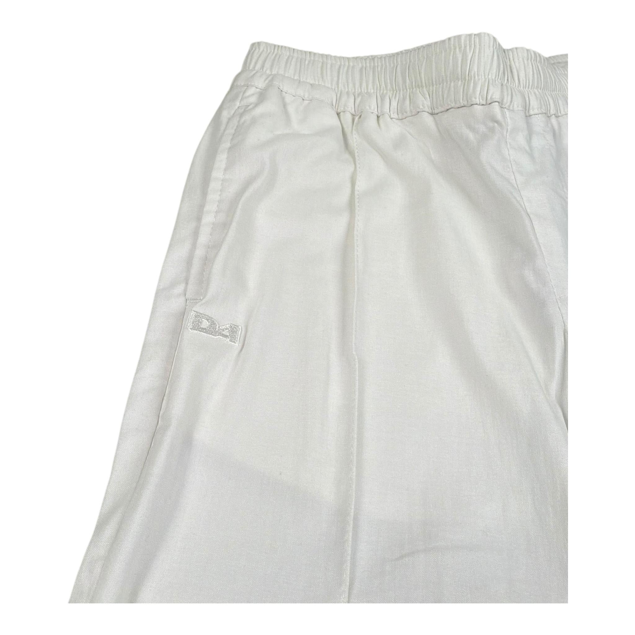 Daniele Alessandrini Pantalone Tinta Unita con Elastico In Vita per Bambino 1235P00016X PANNA DANIELE ALESSANDRINI 