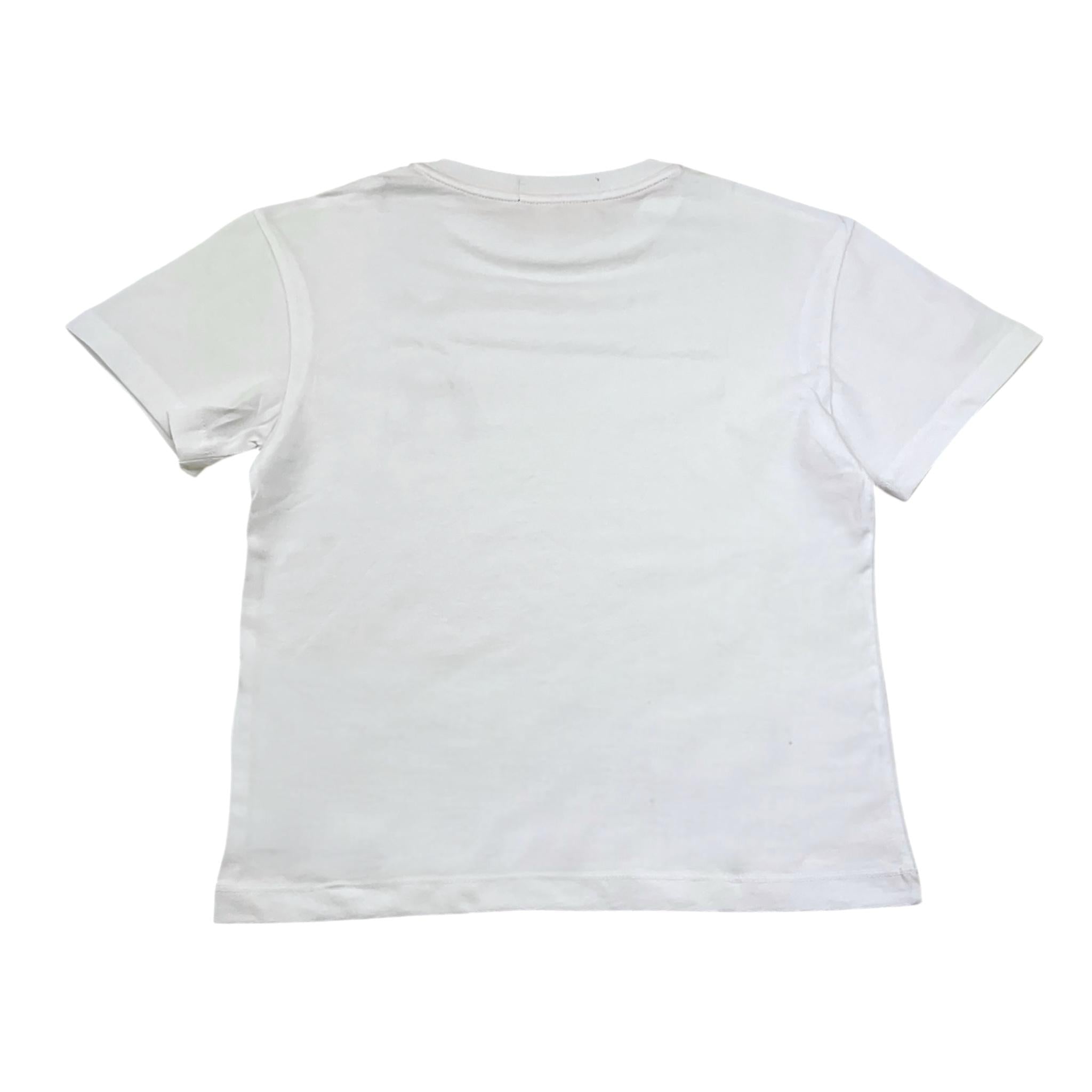 Replay T-Shirt Girocollo Tinta Unita con Stampa per Bambino SB7401 BIANCO REPLAY 