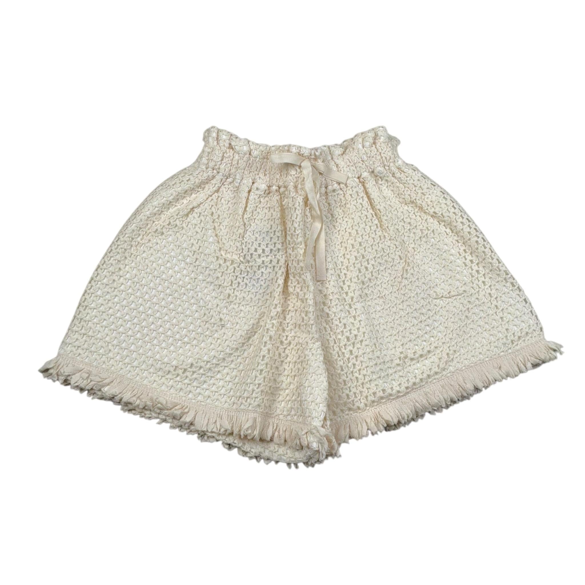 Lalalu' Short Tinmta Unita Traforato per Bambina SHL180PB BEIGE LALALU' 
