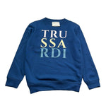 Trussardi Felpa Girocollo Tinta Unita con Stampa per Bambina TGP26016FE BLU TRUSSARDI 
