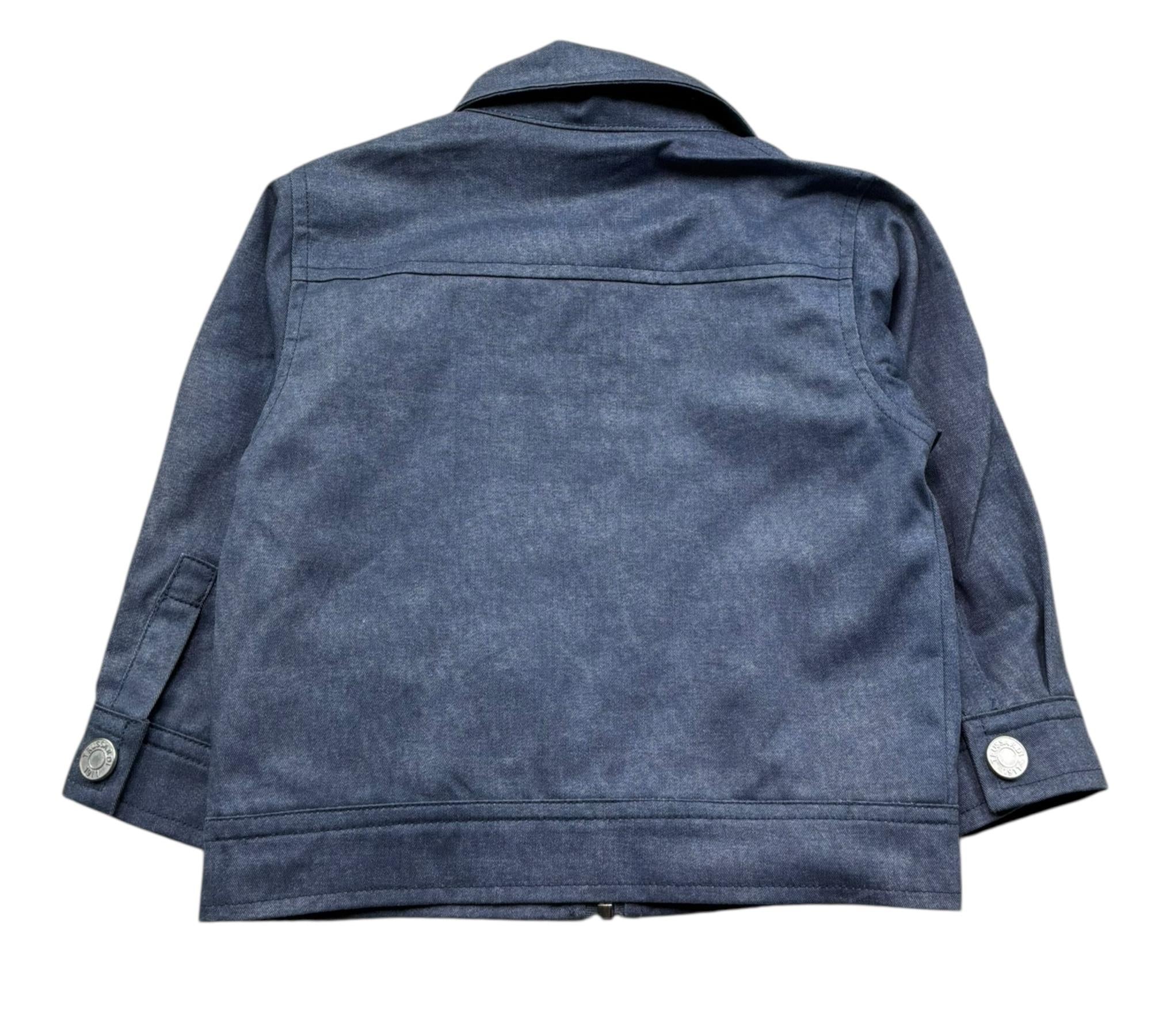 Trussardi Giubbino Tinta Unita con Zip per Neonato TIP26042GB BLU TRUSSARDI 