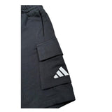 Adidas Bermuda Tinta Unita con Logo per Bambino JE3963 NERO Adidas 