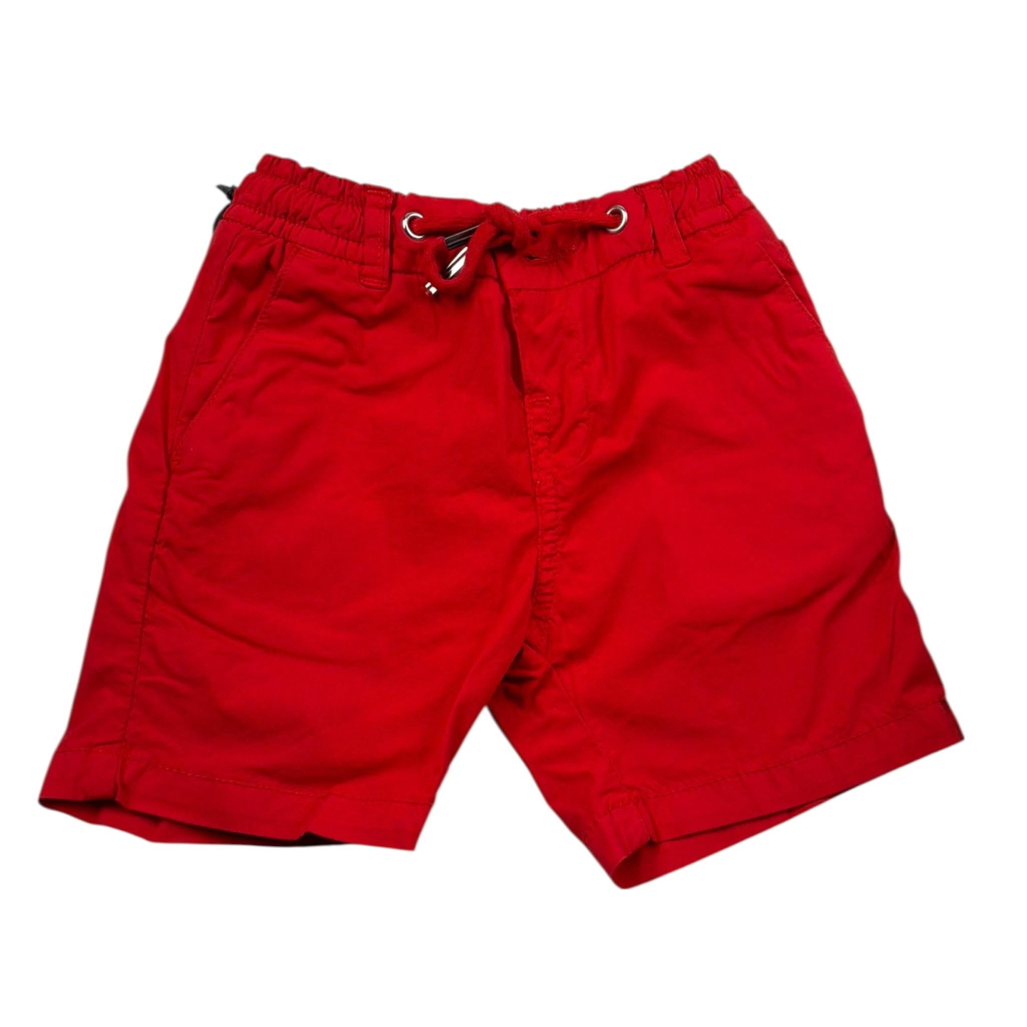 Jeckerson Bermuda Tinta Unita con Elastico In Vita per Bambino JN4021J ROSSO JECKERSON 