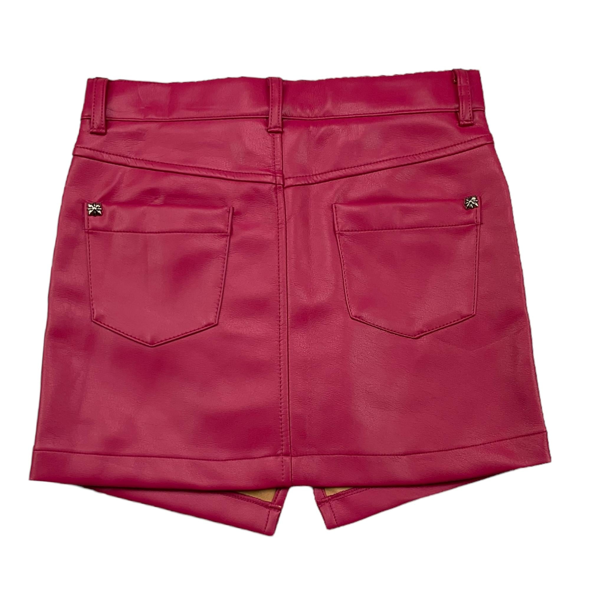 JOHN RICHMOND gonna tinta unita in ecopelle Fuxia per Bambina RGA25225GO FUXIA JOHN RICHMOND 