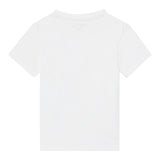 Guess T-Shirt Gircollo Tinta Unita con Stampa per Neonato I5RI03I3Z14X BIANCO GUESS 