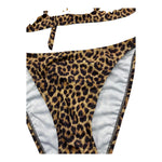 Matinée Costume 2 Pezzi Triangolo-Fascia con Fantasia Maculata per Bambina CC1015 MARRONE MATINÉE 