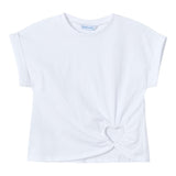 Mayoral T-Shirt Girocollo Tinta Unita per Bambina 3006 BIANCO MAYORAL 