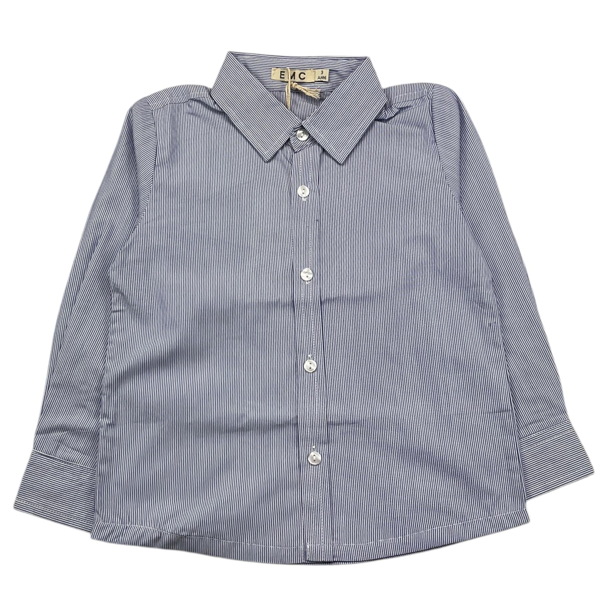 EMC camicia manica lunga fantasia a righe Blu per Bambino AH1130 BLU EMC 