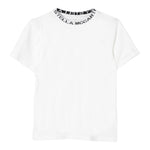 Stella Mccartney T-Shirt Tinta Unita con Profili In Contrasto per Bambino TV8P71 BIANCO STELLA McCARTNEY 