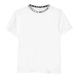 Stella Mccartney T-Shirt Tinta Unita con Profili In Contrasto per Bambino TV8P71 BIANCO STELLA McCARTNEY 