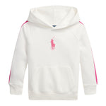 Ralph Lauren Felpa Chiusa con Cappuccio Tinta Unita per Bambina 313957348001 BIANCO RALPH LAUREN 
