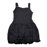 Lu Lu By Miss Grant Abito Tinta Unita per Bambina LL3400 NERO LU LU BY MISS GRANT 