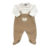 MARLU' tutina bicolore con stampa Bianco per Neonato IB5614 BIANCO MARLU' 