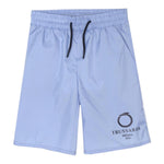 Trussardi Costume Tinta Unita con Logo per Bambino TBP25001CO AZZURRO POLVERE TRUSSARDI 