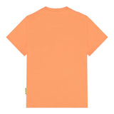Barrow Kids T-Shirt Girocollo tinta unita con Stampa Arancione per Bambino S5BKJUTH063 ARANCIONE BARROW KIDS 