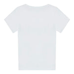 Guess T-Shirt Girocollo Tinta Unita con Logo per Bambina K5RI00K6YW4XXJ BIANCO GUESS 