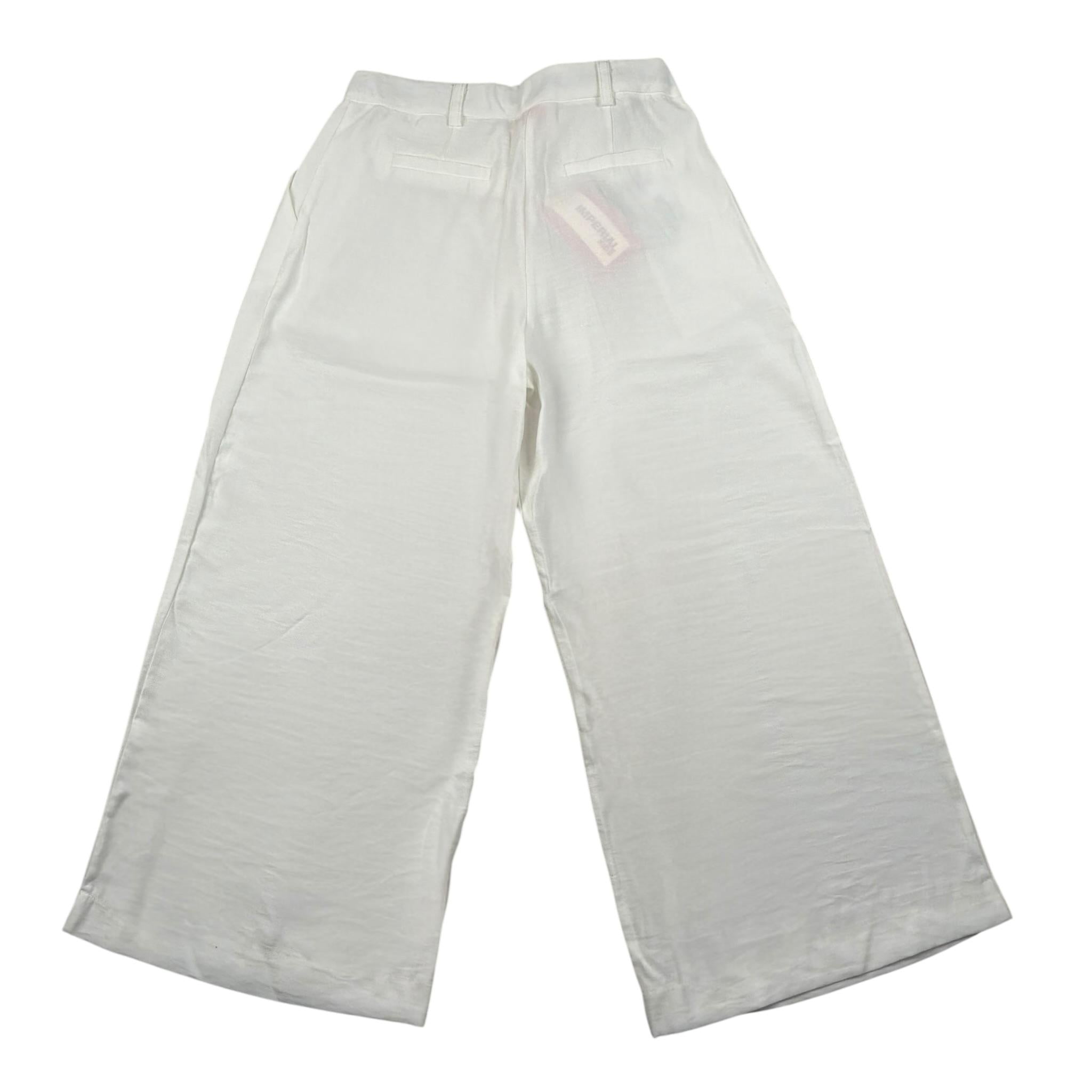 Imperial Pantalone Tinta Unita Modello Palazzo per Bambina PH11130G75 BIANCO IMPERIAL 