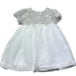 Le Bebe Abito Mezza Manica Ceriomiale con Ricami per Neonata LBG6374 BIANCO LE BEBE 