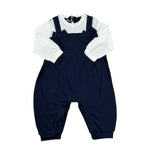 Il Gufo Tutina Bicolore con Fiocchi per Neonata P18TL089M0014 BIANCO/BLU IL GUFO 