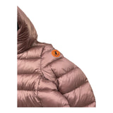 SAVE THE DUCK giubbino tinta unita con zip e cappuccio Rosa per Bambina J40279G ROSA SAVE THE DUCK 