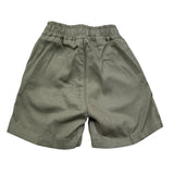 Manuel Ritz Bermuda Tinta Unita con Elastico In Vita per Bambino MR3118 VERDE MANUEL RITZ 