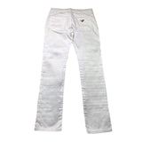 Emporio Armani Pantalone Tinta Unita Con Girovita Regolabile Bianco Per Bambino