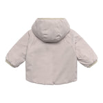 K-WAY giubbino reversibile con zip e cappuccio bicolore Beige/azzurro per Neonato K7132PWOXX BEIGE/AZZURRO K-WAY 