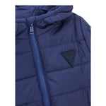 Guess Giubbino Tinta Unita con Cappuccio per Neonato H4BT03WCFM0 BLU GUESS 