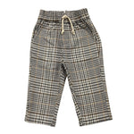 Y-CLU pantalone tinta unita con microfantasia Bianco per Neonato BYN10755 BIANCO Y-CLU 