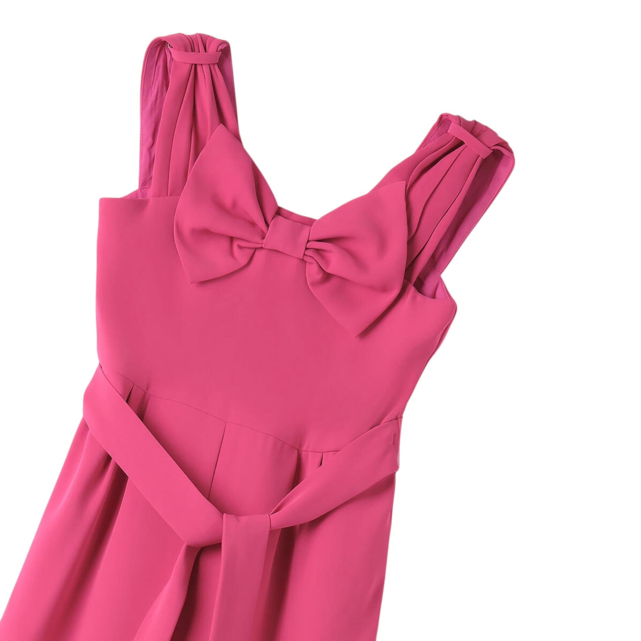 Sarabanda Tuta Intera Tinta Unita Giromanica per Bambina 08521 FUXIA SARABANDA 