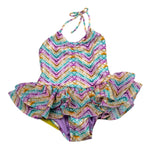 F**K Costume Intero Multicolor con Fantasia per Neonata FJ25B2A13MKX51 LILLA F**K 