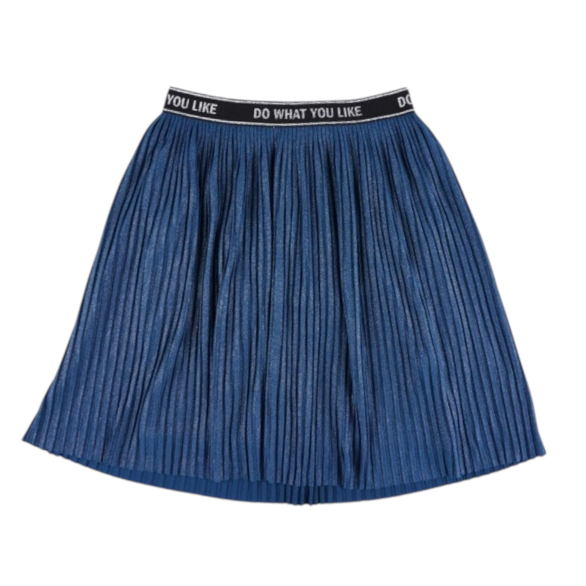 NAME IT gonna tinta unita con elastico in vita Verde petrolio per Bambina 13181554 VERDE PETROLIO NAME IT 