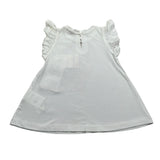 Monnalisa T-Shirt Girocollo tinta unita con Stampa Bianco per Neonata 39A609 BIANCO MONNALISA 