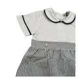 J.O. Milano Pagliaccetto Mezza Mania Fantasia A Righe per Neonato 571B1 BIANCO J.O. MILANO 