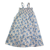 Saint Barth Abito Giromanica Tinta Unita con Stampe per Bambina JEMINE PANNA SAINT BARTH 