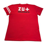 Zu+Elements T-Shirt Girocollo Tinta Unita con Stampa per Bambino ZU1783 ROSSO ZU+ELEMENTS 