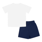 Iceberg Completo 2 Pezzi T-Shirt-Bermuda Bianco/Blu per Bambino CMBICE5107BXX BIANCO/BLU ICEBERG 