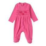 Minibanda Tutina Manica Lunga Tinta Unita per Neonata 3B778 FUXIA MINIBANDA 