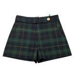 ABEL & LULA short fantasia quadri con girovita regolabile Blu/verde per Bambina 5710 BLU/VERDE ABEL & LULA 