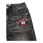 ICEBERG jeans tinta unita con girovita regolabile Nero per Neonato PTICE5308BXXX NERO ICEBERG 
