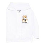 Moschino Giubbino Tinta Unita con Zip E Cappuccio per Neonato MUS02W BIANCO MOSCHINO 