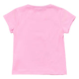 Liu Jo T-Shirt Girocollo Tinta Unita con Brillantini per Bambina KA5081X ROSA LIU JO 